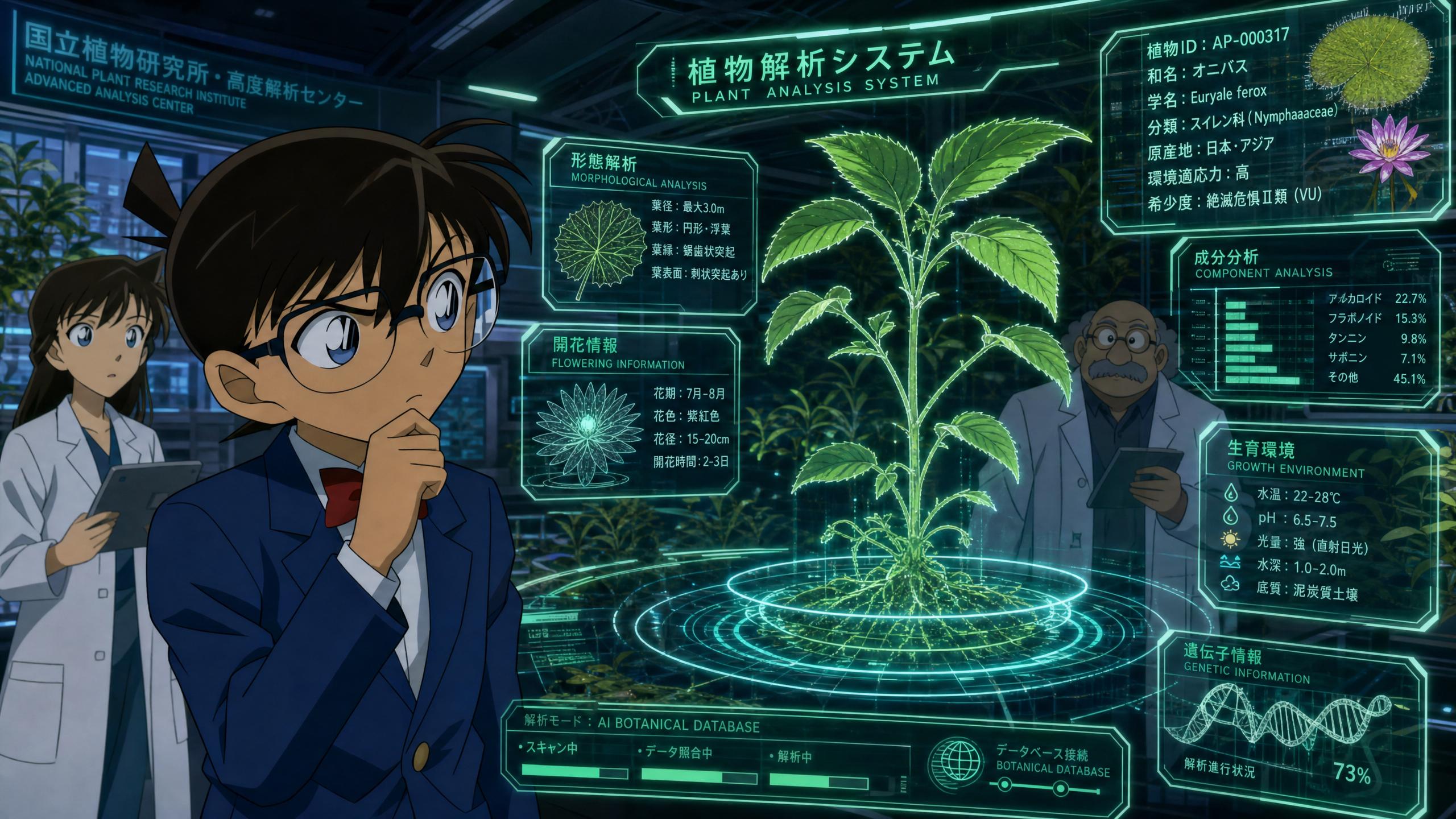 捷克街头AI植物分析系统